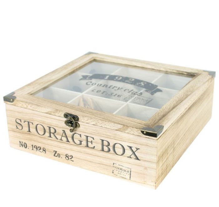 Wooden Tea Storage Box