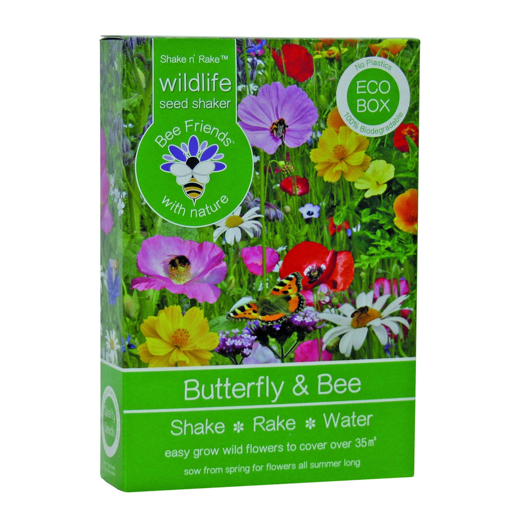 Butterfly And Bee Wild Flowers Shaker Box