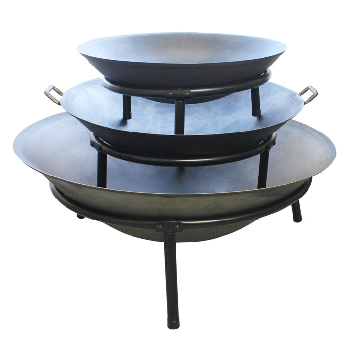 Fire Pit for Garden Cast Iron Charcoal Fire Bowl