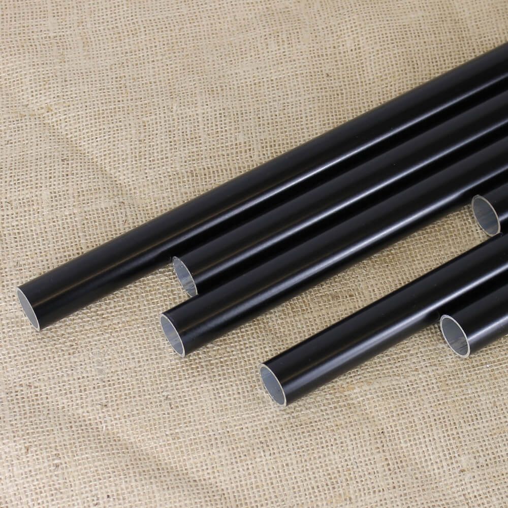 premium black aluminium tubing 27mm for garden