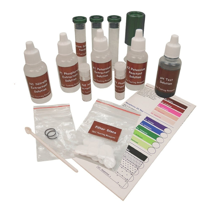 Soil Testing Kit, 40 Tests for pH, Nitrogen, Phosphorus & Potassium