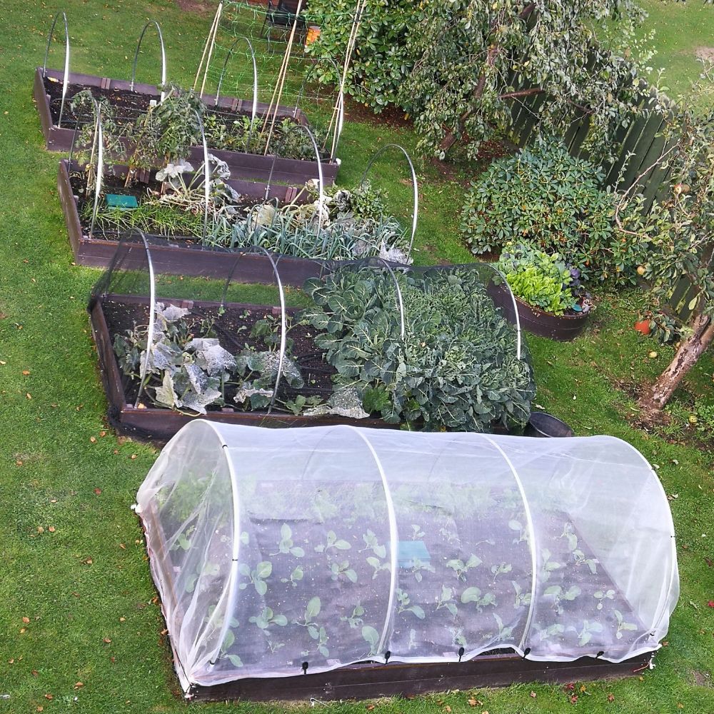 round aluminium hooped tunnels