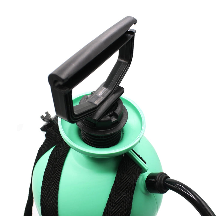 Green close up picture of nematode compression sprayer