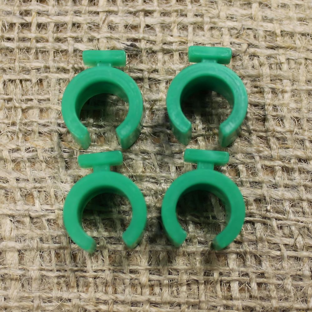 Green-hoop-clips-for-garden-cages