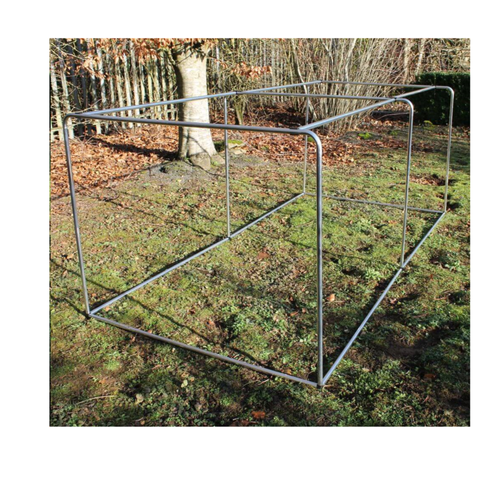 Large Portable Cage Aluminium Square - Garden Netting