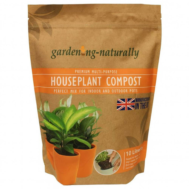 Packet of gardening naturally houseplant compost