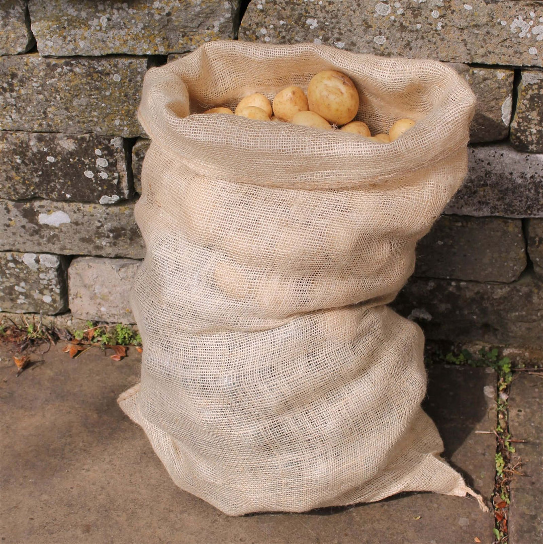 Hessian Potato Sacks For Fresh Potato Storage 250 Large (50kg)