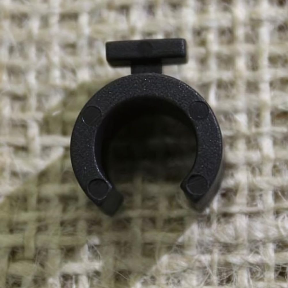 aluminium garden cage hoop clips black for 19mm