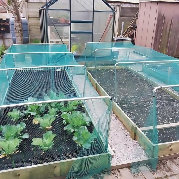 Square-Aluminium-Hoops-on-Flower-Bed