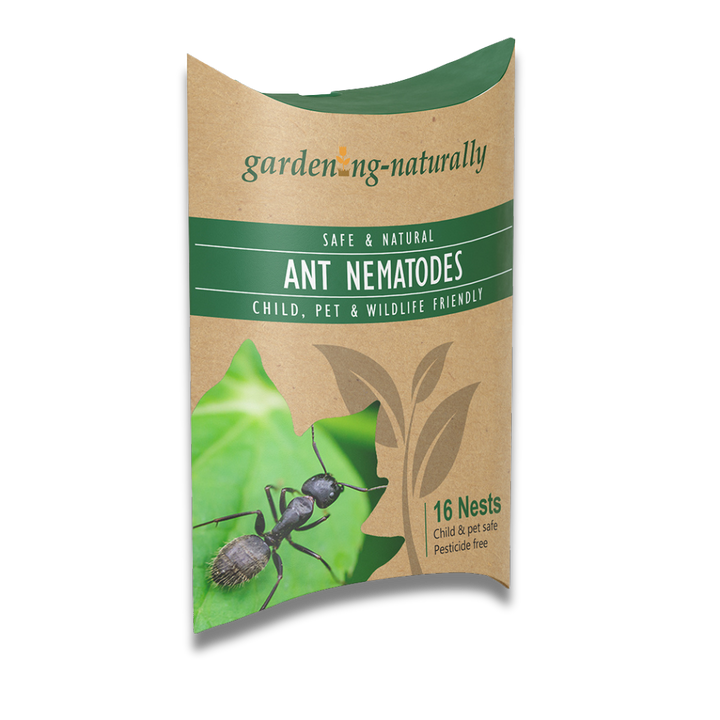 Gardening Naturally ant nematode pack on white background
