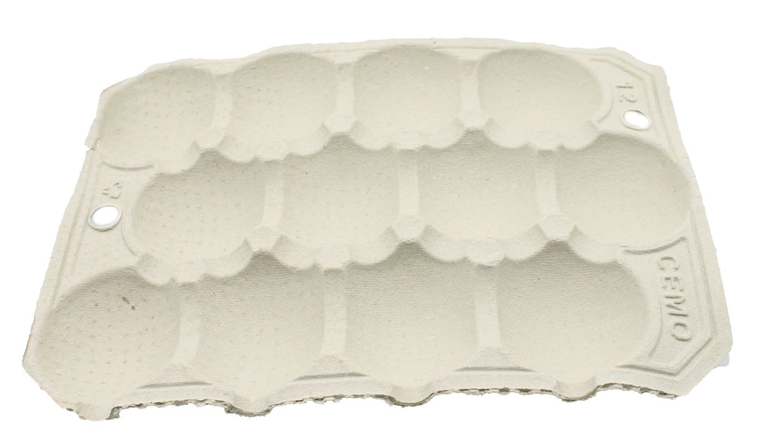 Apple storage trays shown upside down on white background