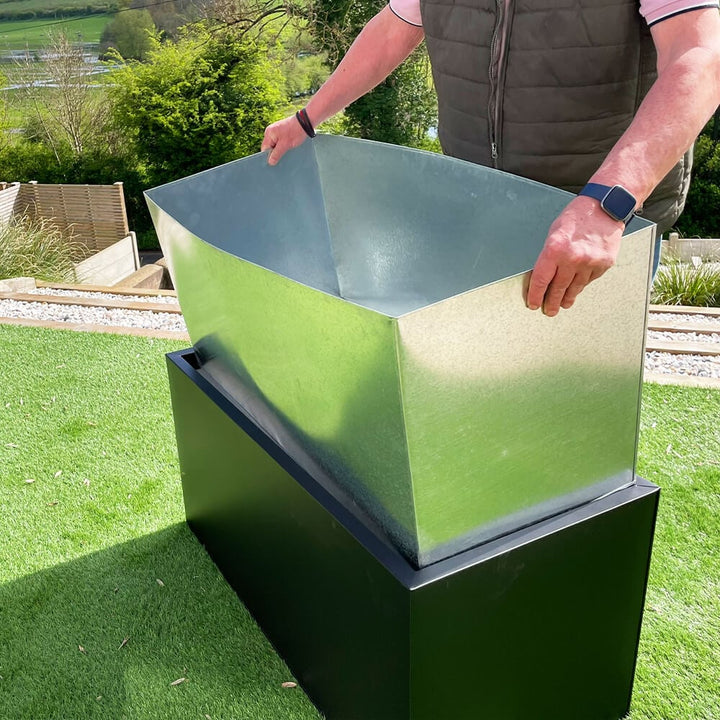 internal liner of premium aluzinc planter