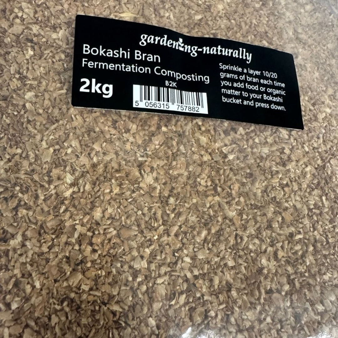 A 2kg  bag of gardening-naturally Bokashi Bran.