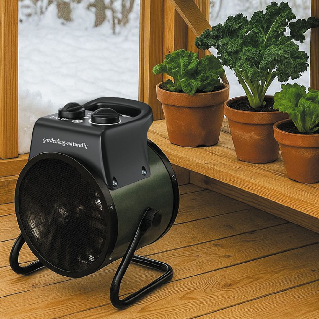 gardening naturally heater in greenhouse