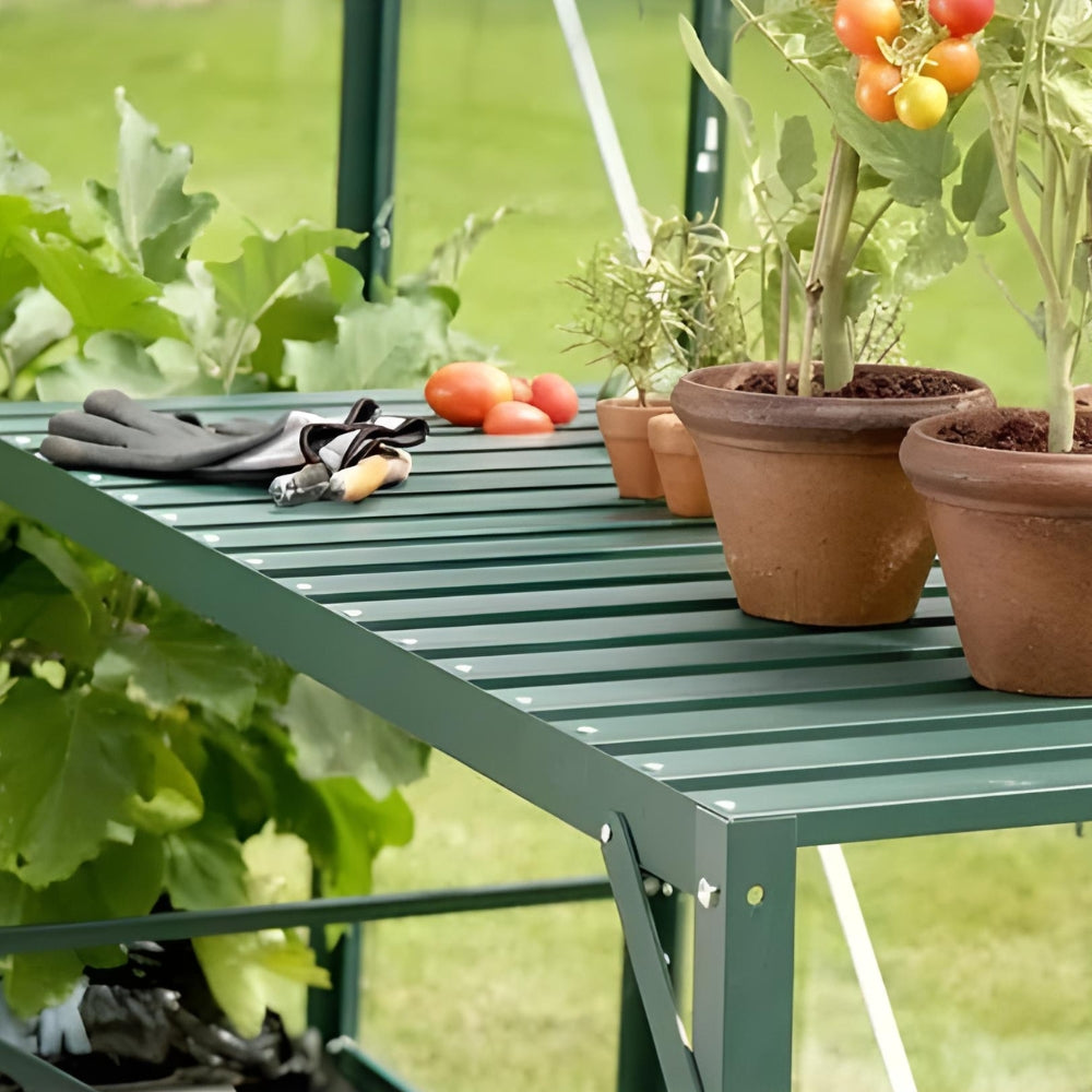 Aluminium Greenhouse Staging and Plant Shelving