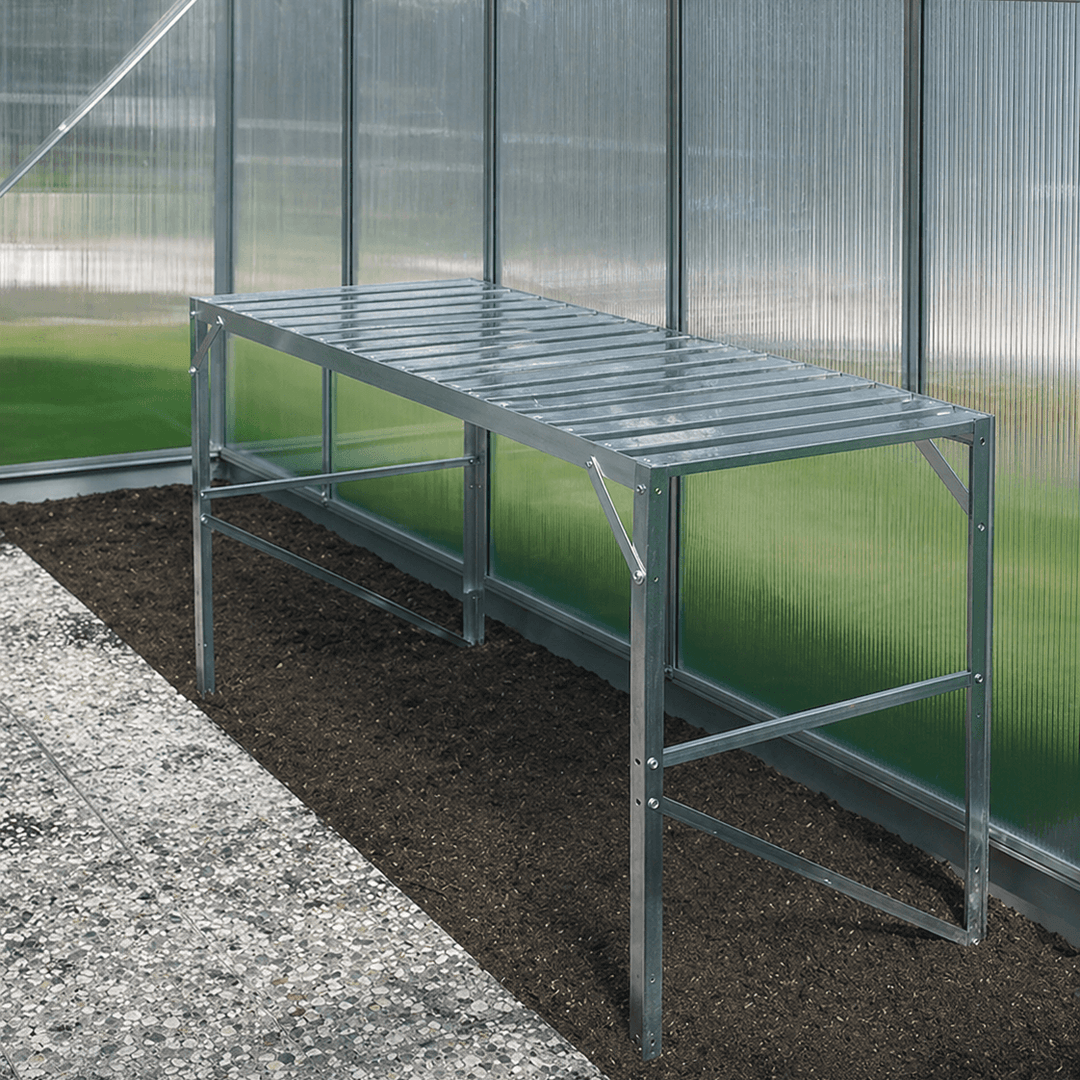 Aluminium Greenhouse Staging and Plant Shelving