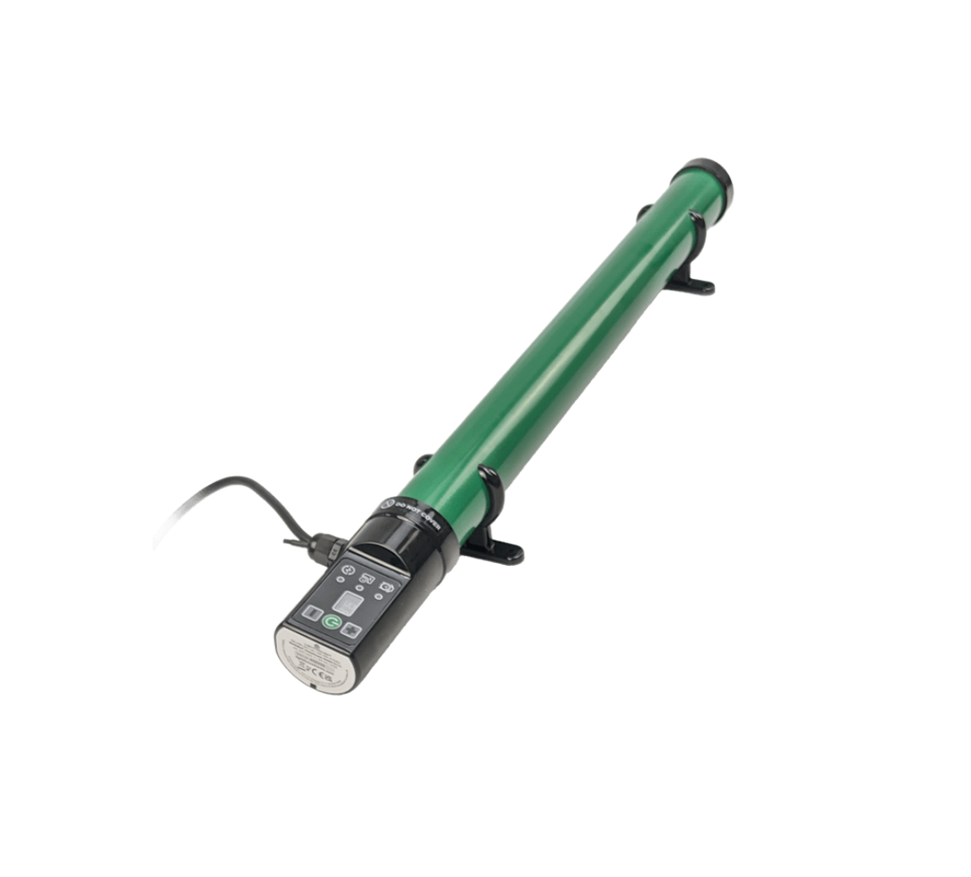 green greenhouse tube heater 80w with built in digital thermometer