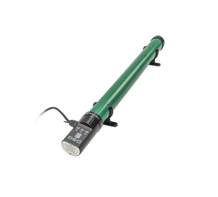 green greenhouse tube heater 80w with built in digital thermometer