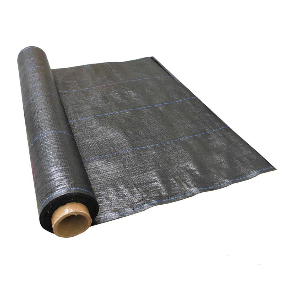 roll of heavy duty landscape fabric on white background