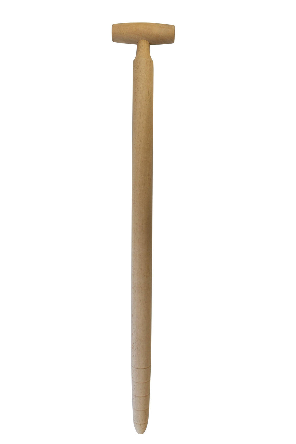 Long handled dibber on white background